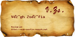 Végh Zsófia névjegykártya